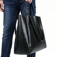 thumbnail image 2 of Women Large Capacity Tote Bag for Women, PU Leather Shoulder Handbag Work Tote Bag with   Travel Bag Computer Bag for Office Travel, 2 of 6