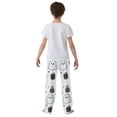 thumbnail image 4 of FORMRS Kids Pajama Pants with Pockets Size 6-8Y Boys Lounge Sleep Bottoms, Halloween Ghost, 4 of 8