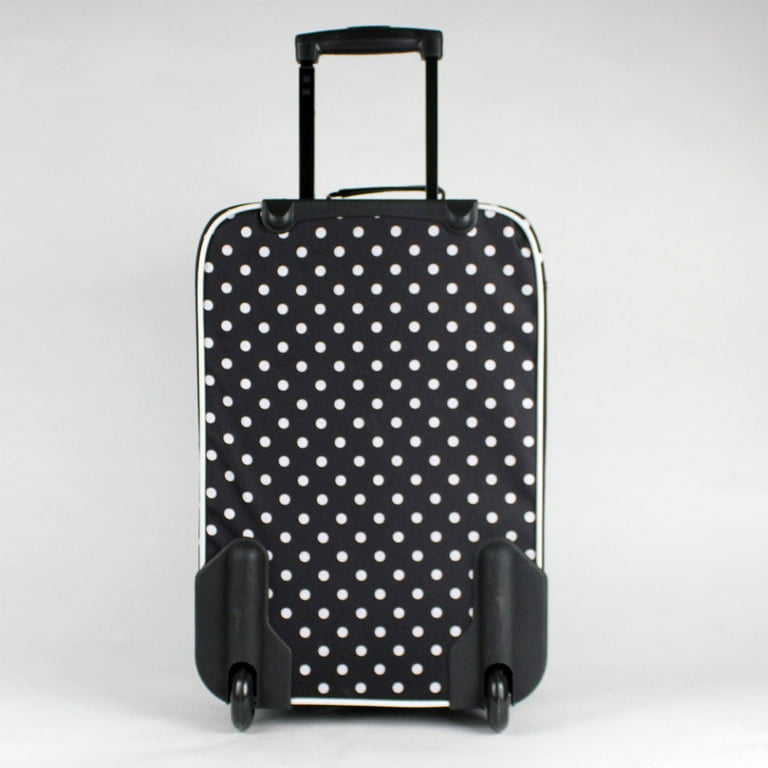 Sanrio Hello Kitty Black Polka Dot Suitcase Carry On Girls Travel Luggage Bag