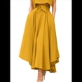 thumbnail image 3 of Vestido Bohemio, Elegante, Informal, de Cintura Alta y Estilo Irregular con Bolsillos para Mujer L, 3 of 9