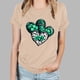 thumbnail image 2 of Camisetas de Manga Corta para las Mujeres de Moda Imprimir Cuello Redondo Camiseta, Mezcla de Poliéster Ligero para Primavera Verano Otoño, 2 of 8