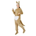 thumbnail image 5 of KelaJuan Halloween Animal Costume Kangaroo Mantis Elk Jumpsuit Long Sleeve Plush Pajamas Zip Up Romper Cosplay Outfit, 5 of 6