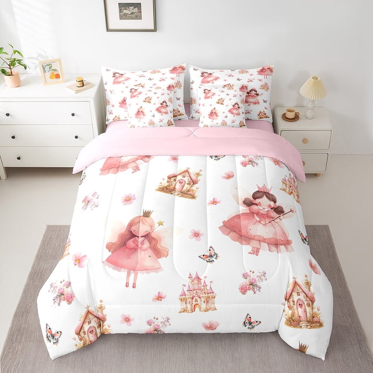 Castle Fairy Copripiumino Queen Size Verde Quadri Bufalo - Morbido Set Biancheria Letto In Microfibra Per Dormitorio, Regalo Perfetto Per Adulti E Ragazzi - 2