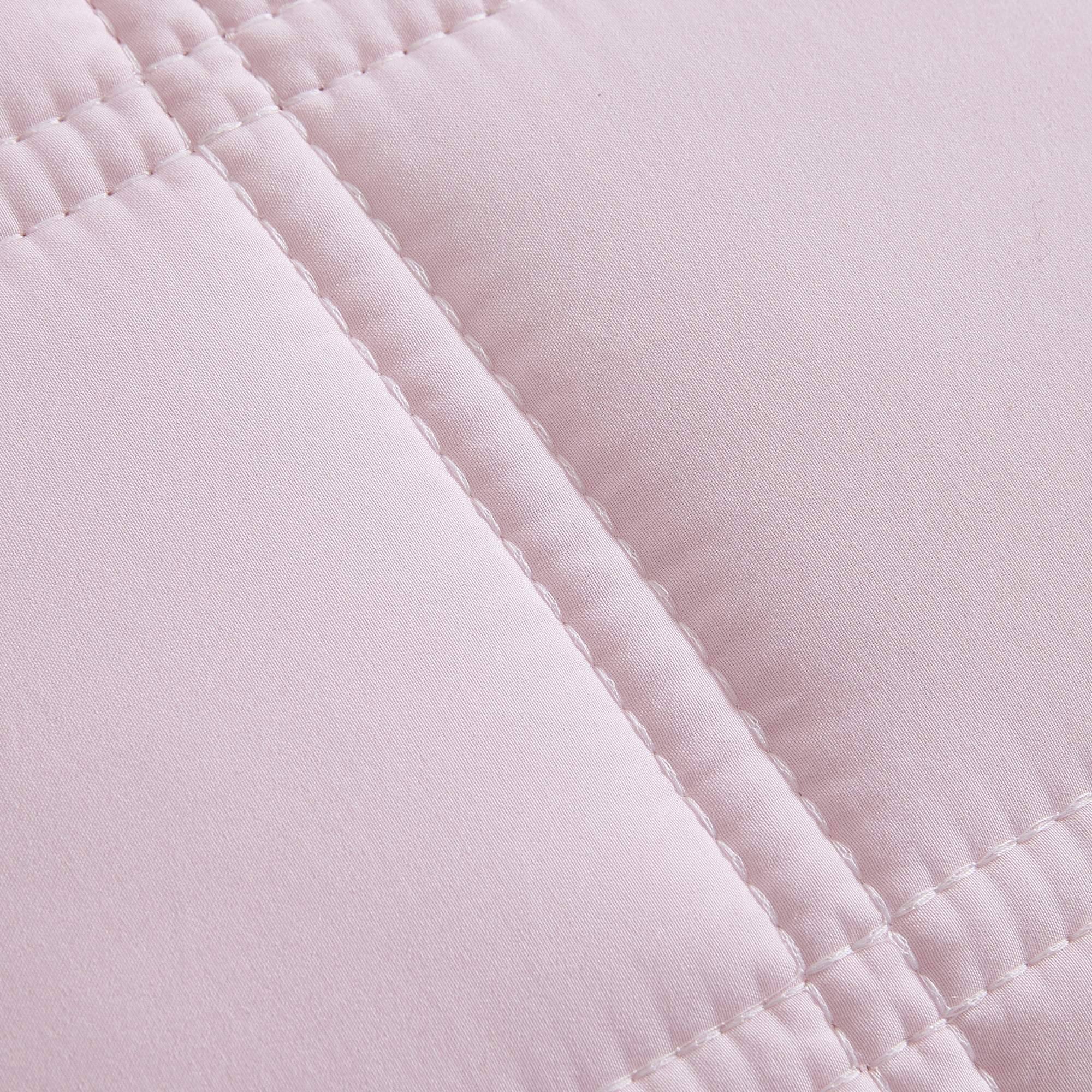 Lightweight Down Alternative All Season Oversized Comforter, Pale Pink - King
