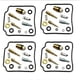 thumbnail image 1 of Compatible with Yamaha FZR1000 Genesis 1987-1988 FZR 1000 Carburetor Repair Kit Motorcycle Engine Diaphragm, 1 of 3