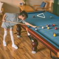 thumbnail image 4 of IFANLANDOR Game Room 1Pack Beige Abs Triangle Billiard Rack For Pool Player Accessories, 4 of 8