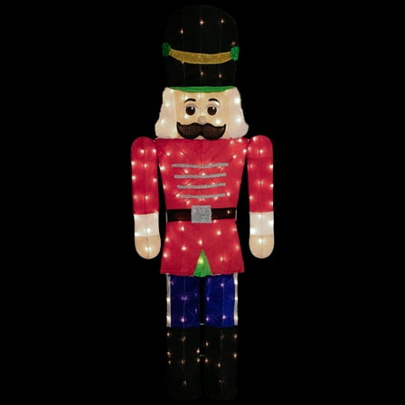 Northlight Lighted Toy Soldier Outdoor Christmas Decoration - 72" - Warm White