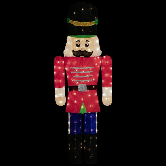 Northlight Lighted Toy Soldier Outdoor Christmas Decoration - 72" - Warm White