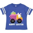 thumbnail image 3 of Inktastic Happy Easter Bunny Delivering Easter Eggs Boys or Girls Toddler T-Shirt, 3 of 5