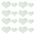 thumbnail image 6 of Milisten 30Pcs Acrylic Waterproof Heart Wall Decorative Decals Silver, 6 of 6
