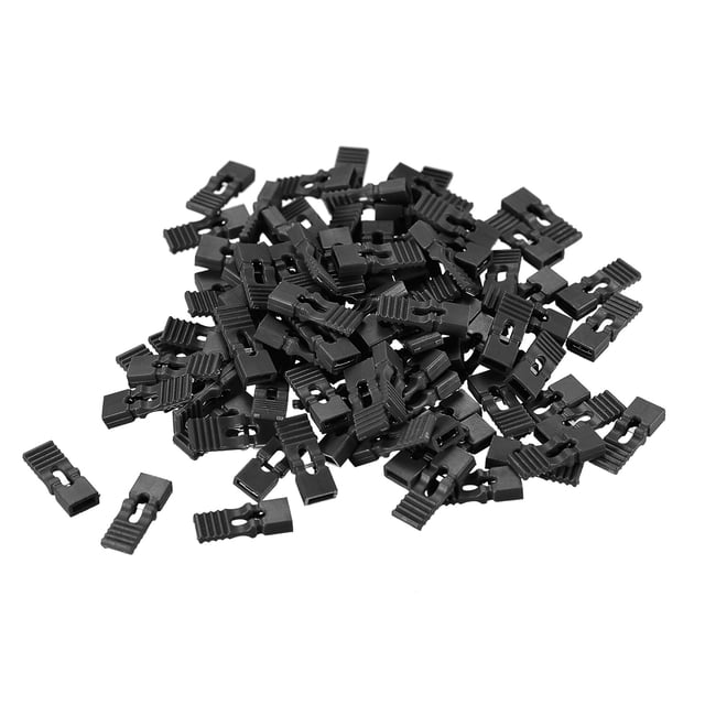 100 piezas de tapa de jumper de 2.54mm alargada, tapa de conexión de cortocircuito negra