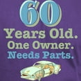 thumbnail image 3 of CafePress - Needs Parts 60Th Birthday Dark T Shirt - Men's Classic Graphic Cotton T-Shirt, 3 of 4