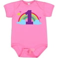 thumbnail image 3 of Inktastic 1st Birthday Rainbow Girls Baby Bodysuit, 3 of 5