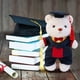 thumbnail image 5 of Peluche oso de graduación | Animal de peluche suave de 30cm | Regalo para graduados de licenciatura y doctorado | Recuerdo lindo para compañeros de clase | Muñeco conmemorativo | 1 pieza | Algodón, 5 of 6