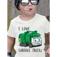 thumbnail image 1 of T-Shirt Garçon Imprimé Slogan Camion Poubelle Mignon - Col Rond en Coton avec Design Ludique Tenue Décontractée pour Enfants T-Shirt Confortable, 1 of 6