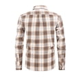 thumbnail image 6 of Fanshiluo Men's Plaid Button Down Collared Shirt, Long Sleeve Loose Fit Casual Top,M,Big and Tall Men, 6 of 6