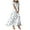 White, variant on GEWSEY Boho Dresses for Women 2025 Flowy V Neck Short Sleeve Casual Summer Dress Empire Waist A Line Flowy Maxi Wedding Guest Dress (Beige, L)