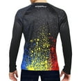 thumbnail image 2 of Mens Sun Shirts UV Protection Long Sleeve UPF 50 Rash Guard,Lightweight Fishing Shirts Thumbhole, Stylish Spf Shirts For Men Black Casual Shirts XL Fathers Day Gifts, 2 of 6