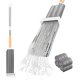 thumbnail image 4 of Trapeador de mano de 42 cm | Trapeador de succión plano de microfibra para el hogar, herramienta de limpieza con retención de agua y 4 trapos reutilizables | Limpiador de pisos de secado rápido, 4 of 5