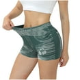 thumbnail image 4 of Karight Faux Jeans Shorts for Women Summer Mid Rise Stretchy Denim Shorts Butt Lifting Slimming Ripped Shorts for Curvy Women, 4 of 8