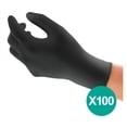 thumbnail image 1 of 100 unidades / Guantes Desechables Sin Polvo, Guantes de Nitrilo, Protección Alimentaria, Química y Mecánica, Sin Látex, Ancho de palma 9cm, 1 of 5
