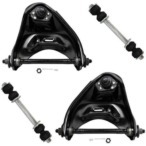 Detroit Axle - 4pc Front End Control Arms Kit for Chevy S10 Blazer Malibu GMC S15 Jimmy Sonoma Buick Century Regal Upper Control Arms w/Ball Joints Sway Bar Links Replacement