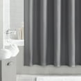 thumbnail image 4 of Mainstays Fabric Shower Curtain, 70" x 72", Waffle Weave Design, Grey, 4 of 6