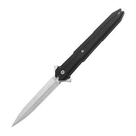 Portable Stainless Steel Folding Knife for Outdoor Activities and Everyday Use