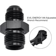 thumbnail image 4 of GFDYREE 6AN Male to 5/8 x 18 Inverted Flare Thread Fitting Adapter Straight 2Pcs, 4 of 5