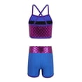 thumbnail image 2 of YiZYiF Girls Mermaid Print 2Pcs Ballet Dance Outfit Athletic Gymnastics Activewear Blue 10, 2 of 7