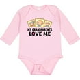 thumbnail image 3 of Inktastic My Grandparents Love Me Boys or Girls Long Sleeve Baby Bodysuit, 3 of 5