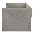thumbnail image 5 of Furniture of America Alonsa Fully Fabric Upholstered Track Arm Twin Daybed with Trundle, Slate Gray, 5 of 6