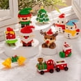 thumbnail image 4 of Christmas Micro Building Blocks Set, Santa Claus and Reindeer DIY Puzzle Assembly Bricks, Festive Table Decoration Ornament, Educational Creative Christmas Gift for Kids, 4 of 6