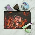 thumbnail image 2 of A Nightmare on Elm Street Freddy's Fire Makeup Cosmetic Bag Organizer Pouch, 2 of 5