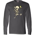 thumbnail image 3 of Inktastic Cute Dancing Skeleton Long Sleeve T-Shirt, 3 of 5