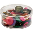 thumbnail image 2 of Pioneer Plastics 015C Clear Small Round Plastic Container, 3.3125" W x 1.3125" H, Pack of 2, 2 of 4