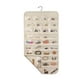 thumbnail image 1 of BRIGHTFUFU Organizador de joyas colgantes Bolsa de joyería de joyería de pared de armario de doble cara con 80 bolsillos (beige), 1 of 4