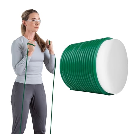 THERABAND Latex Resistance Tubing, Green, Heavy Level 3, 25 ft Roll, Professional Grade for Upper and Lower Body Workouts, Cut-to-Length, Color-Coded Resistance Levels