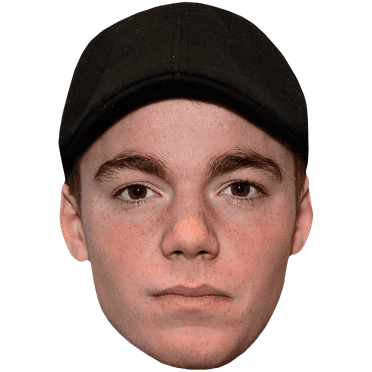 Gabriel Basso (Cap) Celebrity Mask, Flat Card Face, Fancy Dress Mask