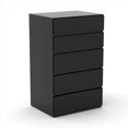 thumbnail image 1 of Commode 5 tiroirs Corbo de Nexera, noir, 1 of 5