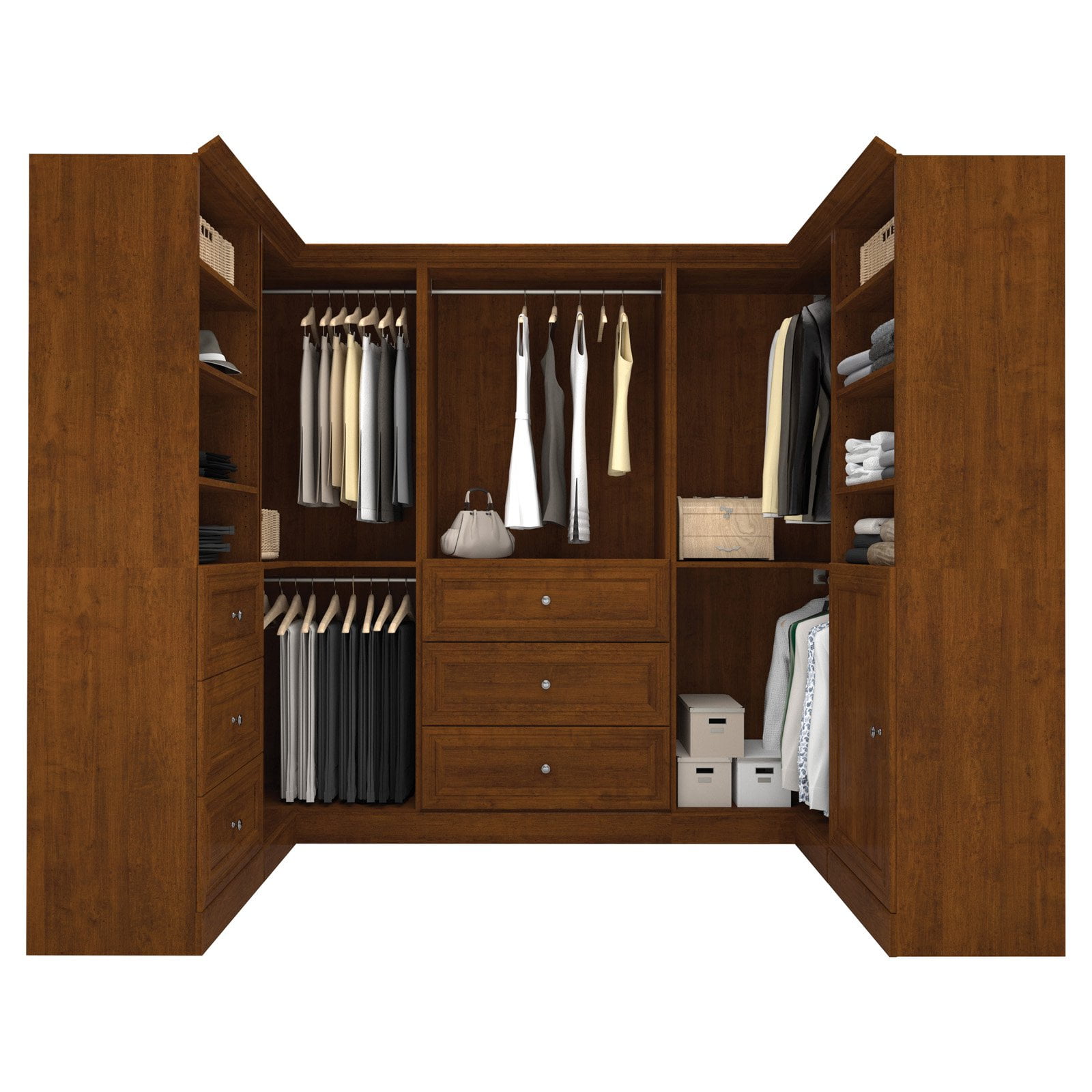 Versatile by Bestar 40875 108 in. Corner Storage Kit