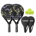thumbnail image 1 of Set de paletas de playa Gamewin Carbon Fiber con accesorios, 2 unidades, 1 of 1