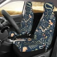 thumbnail image 2 of Vsdgher Retro Forest Animals Automotive Seat Covers for Cars Trucks and SUVs – Car Seat Covers for Truck Seat Protectors Set of 2, 2 of 7