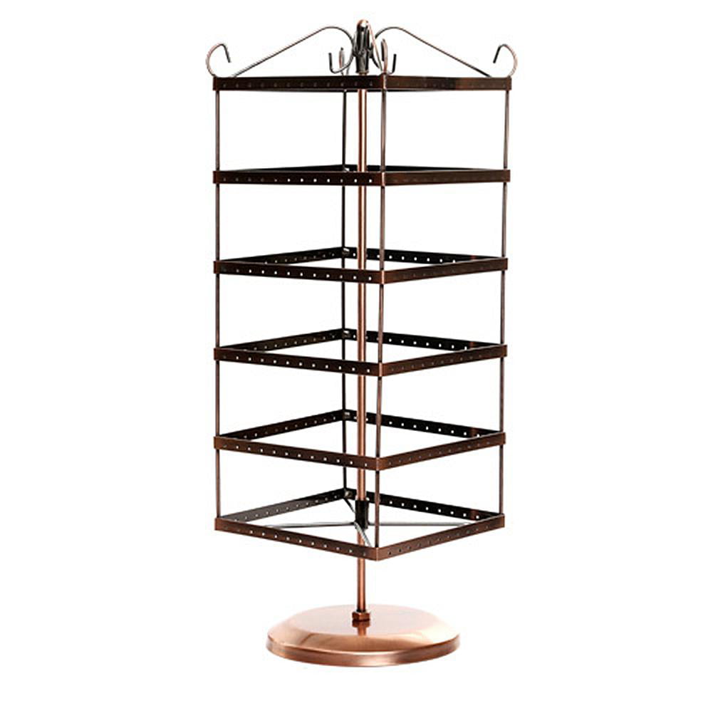 Details about   Rotatable Earring Necklace Jewelry Display Rack Metal Iron Stand Holder Stora 3 