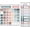 white, variant on Godery Monthly Calendar Kindergarten Early Development Pocket Chart with Cards, Black