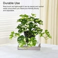 thumbnail image 4 of Plantas artificiales Billuyoard hoja Planta falsa con maceta, 4 of 6