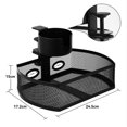 thumbnail image 2 of Under Desk Organizer Cup Holder Table Management Rotating Tray For Home Offices Kitchen Accessories For Household Supplies, 2 of 8