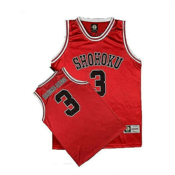 Anime Slam Dunk Shohoku Haruko Akagi 3# Basketball Jersey