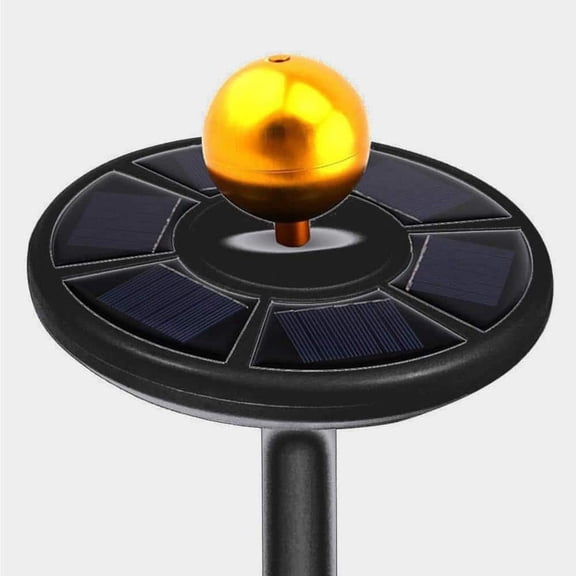 Afoxsos 555 Lumens 111 LED Outdoor Super Bright Automatic Solar Powered Flag Pole Light in Black