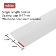 thumbnail image 3 of Ounissouiy Tira de viento de ahorro de tapón de guardia flexible y confiable para puertas con dureza y tenacidad fuertes Decoración del hogar blanco, 3 of 6